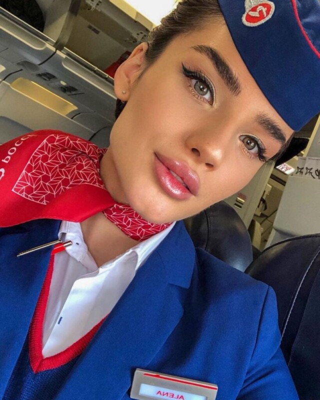 stewardess girl