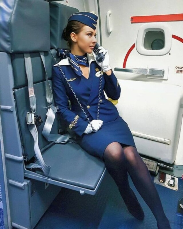 stewardess girl