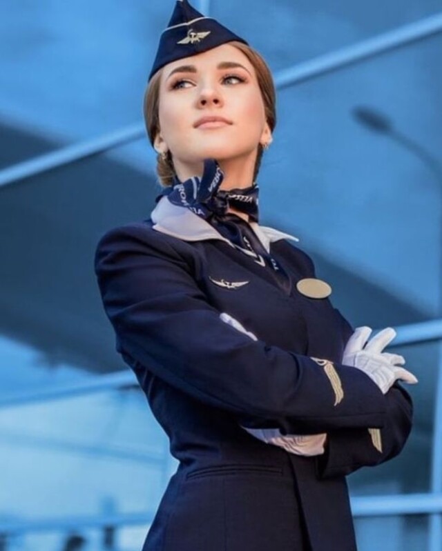 stewardess girl