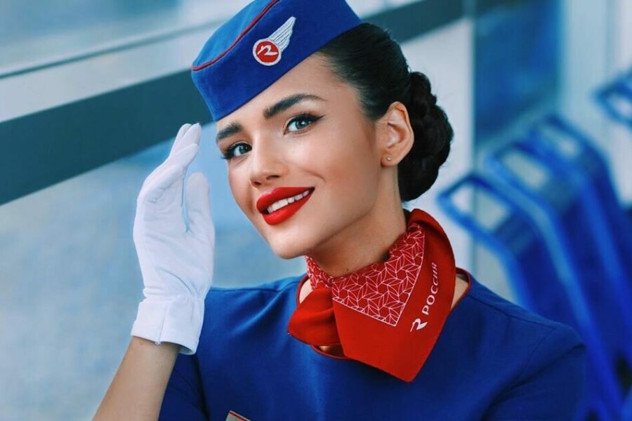 stewardess girl