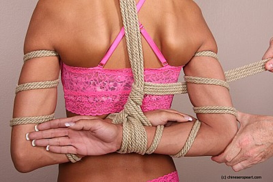 hand tied girl