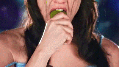 Masturbation with cucumber
